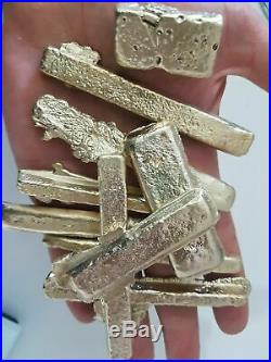 1000 grams Scrap gold bar for Gold Recovery melted different computer coin pins