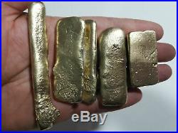 1000 grams Scrap gold bar for Gold Recovery melted different computer coin pins
