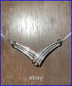 10K Solid Gold 1.0 Carat (1.0 Ctw) Diamond Necklace