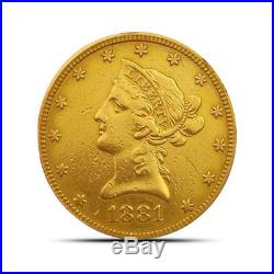 $10 Liberty Gold Eagle Coin Low Premium (Cleaned and/or Scratched) Random Date