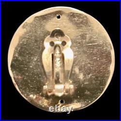 14K Gold French 22K 20 Franc Napoléon III Coin Earrings Clip-On Vintage Pair