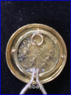 14K Solid Gold Ancient Roman Coin Earrings /24.3 Grams 14K Solid Gold Ancient Roman Coin Earrings /24.3 Grams