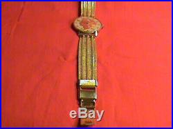 14K Solid Gold Vintage Liberty Coin Valois Swiss Mens Watch Germany Mesh Band