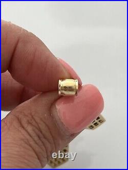 14K Solid Yellow Gold Diamond Cut Cross Large Pendant 2.5 x 1.5 in Men's
