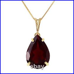 14k. Solid Gold Necklace With Natural Garnets