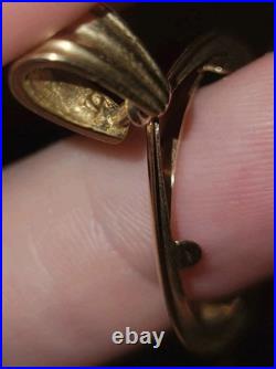 14k Yellow Gold 1/4 oz Gold Panda Teardrop Style Prong Pendant Fits 82-2000 3.4g 14k Yellow Gold 1/4 oz Gold Panda Teardrop Style Prong Pendant Fits 82-2000 3.4g