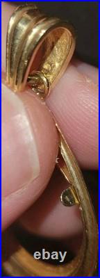 14k Yellow Gold 1/4 oz Gold Panda Teardrop Style Prong Pendant Fits 82-2000 3.4g 14k Yellow Gold 1/4 oz Gold Panda Teardrop Style Prong Pendant Fits 82-2000 3.4g