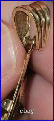 14k Yellow Gold 1/4 oz Gold Panda Teardrop Style Prong Pendant Fits 82-2000 3.4g 14k Yellow Gold 1/4 oz Gold Panda Teardrop Style Prong Pendant Fits 82-2000 3.4g