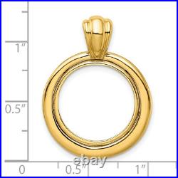 14k Yellow Gold Concentric Prong Set US Barber Dime Coin Bezel 14k Yellow Gold Concentric Prong Set US Barber Dime Coin Bezel
