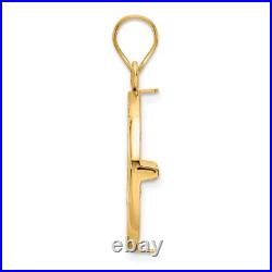 14k Yellow Gold Plain D/C Prong Set Great Britain Half Sovereign Coin Bezel