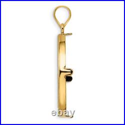 14k Yellow Gold Plain D/C Prong Set US $10 Liberty Coin Bezel 14k Yellow Gold Plain D/C Prong Set US $10 Liberty Coin Bezel