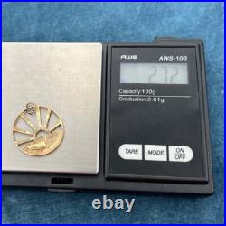 14k Yellow Gold (Solid) US Quarter Coin Cut-Out Sunburst Pendant 14k Yellow Gold (Solid) US Quarter Coin Cut-Out Sunburst Pendant