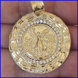 14k solid gold Mini 50 pesos centenario Coin pendant Charm Round Nugget 1.80 14k solid gold Mini 50 pesos centenario Coin pendant Charm Round Nugget 1.80
