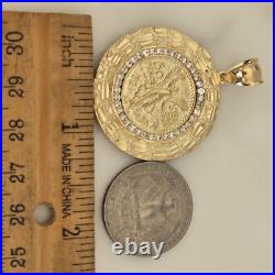 14k solid gold Mini 50 pesos centenario Coin pendant Charm Round Nugget 1.80 14k solid gold Mini 50 pesos centenario Coin pendant Charm Round Nugget 1.80