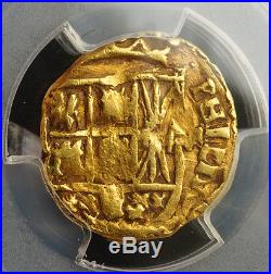 1737, Colombia, Philip V of Spain. Gold 2 Escudos Cob Coin. Rare! PCGS XF-45