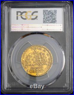 1764, Knights of Malta, Emmanuel Pinto. Scarce Gold 20 Tari Coin. PCGS AU-55
