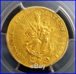 1765, Kingdom of Hungary, Maria Theresa. Gold 2 Ducats Coin. PCGS MS-61