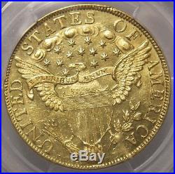 1799 $10 Capped Bust Gold Eagle Small Stars PCGS AU58 Certified Coin JX850