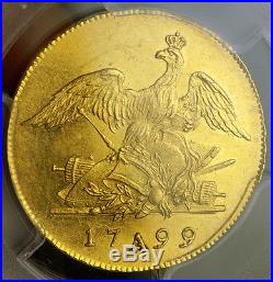 1799, Prussia, Frederick William III. Gold Friedrick d'Or Coin. RR! PCGS AU-58