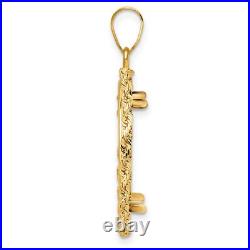 1840-1908 US $5 Liberty Half Eagle Prong Set Knotted Rope Coin Bezel in 14k Gold 1840-1908 US $5 Liberty Half Eagle Prong Set Knotted Rope Coin Bezel in 14k Gold