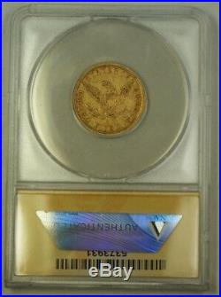 1845-O $5 Liberty Head Half Eagle Gold Coin ANACS EF-40 Details Cleaned Scarce