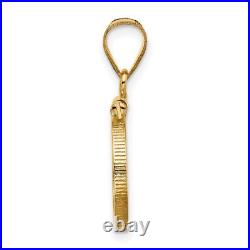 1849-1854 $1 Liberty Head Type 1 Screw Top Reeded Border Coin Bezel in 14k Gold 1849-1854 $1 Liberty Head Type 1 Screw Top Reeded Border Coin Bezel in 14k Gold