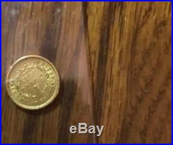 1853 1 dollar gold coin