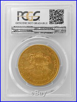 1858-P PCGS AU Gold $20 Double Eagle About Uncirculated Twenty D Graded Coin