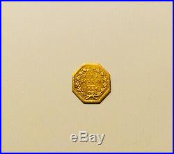 1864-G Octagonal $1 Dollar Liberty Head California Gold Coin BG-1016