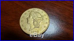 1878 $20 Liberty Double Eagle 1oz Solid Gold Coin