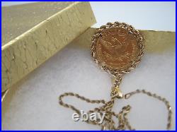 1882 Liberty Head Gold Necklace. 48 oz. 999 Solid Necklace 16in. SAVE 1300 #1917