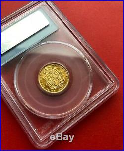 1887 Great Britain Gold 1/2 Half Sovereign Coin PCGS MS-65 Stunning Gem