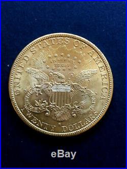 1892 S $20 GOLD DOUBLE EAGLE LIBERTY 900 COIN Fabulous lustrious coin