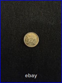 1895 SOLID GOLD CHILE 5 PESOS LIBERTY COIN A Change From A Sovereign Maybe