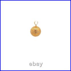 18K Gold Pendant Charm Money Lucky Coin 18K Gold Pendant Charm Money Lucky Coin