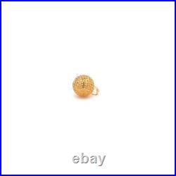 18K Gold Pendant Charm Money Lucky Coin 18K Gold Pendant Charm Money Lucky Coin