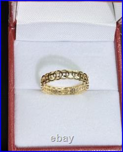 18k Solid Yellow Gold Lucky Coin Money Band Ring. Size 5.5, 1.78 Grams 18k Solid Yellow Gold Lucky Coin Money Band Ring. Size 5.5, 1.78 Grams