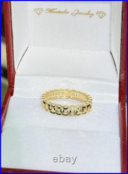 18k Solid Yellow Gold Lucky Coin Money Band Ring. Size 5.5, 1.78 Grams 18k Solid Yellow Gold Lucky Coin Money Band Ring. Size 5.5, 1.78 Grams