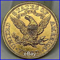 1900 $5 Half Eagle Liberty Head Gold Coin Choice BU