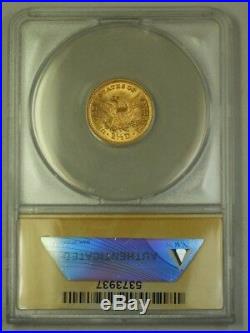 1905 $2.50 Liberty Quarter Eagle Gold Coin ANACS AU-58 Great Luster (Better)