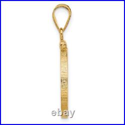 1908-1929 US $2.50 Indian Quarter Eagle Screw Top Reeded Coin Bezel in 14k Gold 1908-1929 US $2.50 Indian Quarter Eagle Screw Top Reeded Coin Bezel in 14k Gold