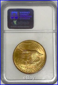 1908 St. Gaudens Double Eagle $20 Gold Coin'No Motto' NGC MS 63