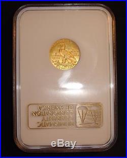 1911 $2 1/2 Indian Head Gold Coin Quarter Eagle NGC Retro Old Holder! Soap Bar