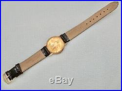 1911 Ten Dollar Solid Gold Coin Watch Le Lommet Swiss Quartz Non Working