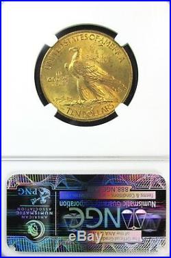 1912 $10 Gold Indian US Coin NGC MS64 Tougher Date High Grade 029 G