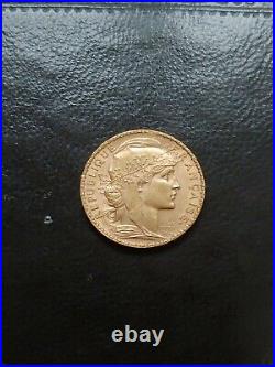 1913 Marianne 20 Franc Solid Gold Coin, like sovereign