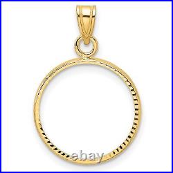 1918-1948 Mexico 2.5 Pesos Prong Set Plain D/C Coin Bezel in 14k Gold 1918-1948 Mexico 2.5 Pesos Prong Set Plain D/C Coin Bezel in 14k Gold