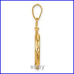 1919-1948 Mexico 2 Dos Peso Screw Top Twisted Ribbon Coin Bezel in 14k Gold 1919-1948 Mexico 2 Dos Peso Screw Top Twisted Ribbon Coin Bezel in 14k Gold