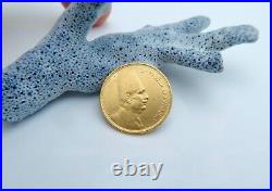 1923 Egypt 50 Piastres Solid Gold Coin