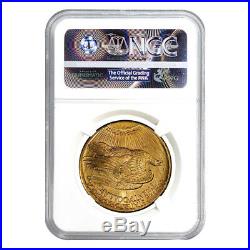 1924 $20 Gold St. Gaudens Double Eagle Coin NGC MS 63
